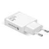 Įkroviklis - everActive 45W 2xUSB-C GaN Greitas Įkroviklis, Balta