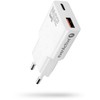 Everactive Įkroviklis Įkroviklis jungiama į tinklą 1 x USB, 1 x USB-C Quick Charge 3.0 20W SUPER SLIM balta
