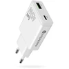 Įkroviklis - everActive SC-460Q 45W USB &amp; USB-C Greitas Įkroviklis, Balta