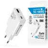 Įkroviklis - everActive SC-460Q 45W USB &amp; USB-C Greitas Įkroviklis, Balta