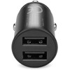 Automobilio Įkroviklis - everActive CC-25 12W Dual USB-A Ports 5V/2.4A, Juoda
