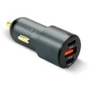 Everactive Įkroviklis samochodowa cc-40q qc3.0 60w 1x usb 2x usb-c pd juoda