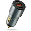 Everactive Įkroviklis samochodowa cc-40q qc3.0 60w 1x usb 2x usb-c pd juoda
