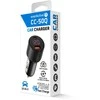 Everactive Įkroviklis samochodowa cc-50q qc3.0 75w 1x usb + 1x usb-c pd juoda
