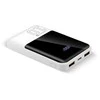 „everactive“ nešiojama įkroviklis 10 000 mAh, 2x USB, 1x USB-C 22,5 W, QC4+, LCD ekranas, baltas