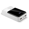 everactive Powerbank 20 000mAh, 2x USB, 1x USB-C 22,5W, QC4+, LCD screen, baltas