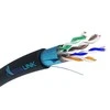 Tinklo laidas Extralink CAT5E FTP lauko tinklo kabelis, 100 m, juodas