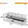 Ferplast modular 4 cage 179x72x56 cm