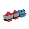 Mattel Fisher Price Tomas ir draugai traukinio 80-mečio jubiliejaus metalinis lokomotyvas ir 2 vagonai