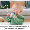 Fisher-price kramtukas su barškučiu, daugiaspalvis, audinys