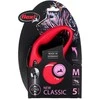 Flexi Smycz new classic m linka -5m -do 20kg raudona