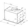 Gartraukis Montuojama mpm mpm-45-ow-06/w 45 cm | variklis bldc | led | balta