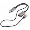 GEMBIRD Active 4K HDMI male to DisplayPort moteriškas adapteris juodas