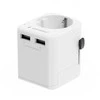 „Gembird“ ES–universalus kelioninis maitinimo adapteris, 12 W | TPA-EU2A12-01-W | 5 V