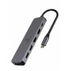 Gembird Adapteris usb-c hub usb-c pd hdmi x2 usb 3.0x3
