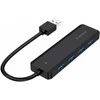 Gembird Hub 4-portowy usb 3.1 (gen 1), su opcją zasilania zewnętrznego przez port usb-c