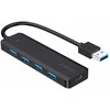 Gembird Hub 4-portowy usb 3.1 (gen 1), su opcją zasilania zewnętrznego przez port usb-c