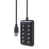 Gembird Hub usb 2.0 10-portowy juoda
