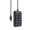 Gembird Hub usb 2.0 10-portowy juoda