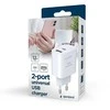 Gembird universalus USB įkroviklis | TA-UC-2AC12-01 | USB A+C