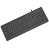 Gembird klaviatūra su laidu multimedialna slim, usb 5 klawiszy hotkeys, us išdėstymas, juoda