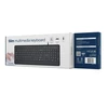 Gembird klaviatūra su laidu multimedialna slim, usb 5 klawiszy hotkeys, us išdėstymas, juoda