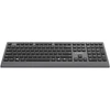 Gembird KB-MCH-06 Slim su laidu multimedia klaviatūra with Type-C adapter, US išdėstymas, juodas