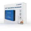Gembird obudowa hdd/ssd usb 3.0 2.5" sata, aliuminio, mėlyna