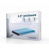 GEMBIRD EE2-U3S-3-B USB 3.0 2.5" HDD korpusas šlifuotas aliuminis mėlynas