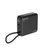 Gembird Powerbank 10000mah 1xusb-c/1xusb-a 20w belaidis 15w juoda