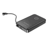 Gembird Powerbank 10000mah belaidis 15w usb-c 20w su podstawką, juoda