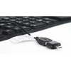 Gembird Silikoninė vandeniui atspari usb klaviatūra su otg funkcija juoda