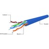Gembird utp kabelis laidas cat 5e cca 305m mėlynas awg24