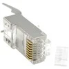 GEMBIRD Shielded modular CAT7 pass-through type plug 15u auksinis plated 50 pcs per bag