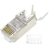 GEMBIRD Shielded modular CAT7 pass-through type plug 15u auksinis plated 10 pcs per bag