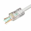 GEMBIRD LC-PTU-01/100 Gembird Universalus praėjimo modulinis UTP kištukas 8P8C, 100 vnt., tvirtas ir suvytas
