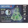 Šviečiantys perdirbti magnetiniai blokeliai 60 vienetų GEOMAG GEO-338