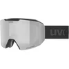 Ski goggles UVEX Evidnt ATTRACT V juodas/sidabrinis + case