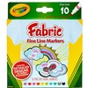 Crayola, Inc. Flomasteriai audiniams, 10 vnt.