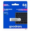 GoodRam Pendrive uno3 64gb usb 3.2 gen1 sidabrinė