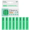 Green Cell Akumulatorki paluszki 8xaaa hr03 950mah