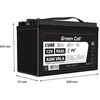 Green Cell Žalias Cell Žalias Cell CUBE AGM IP54 12V 90Ah VRLA Baterija Gel gilaus ciklo motoroleris vejapjovė valtis barža vejapjovė traktorius žvejybos laivas