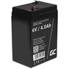 Green Cell Žalias cell akumulator żelowy agm15 6v 4ah