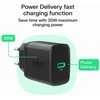 Green Cell Žalias Cell Greencell PowerSource Solo30 įkroviklis USB C juodas maitinimo adapteris 30 W maitinimo tiekimas