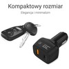Green Cell Žalias cell kroviklis samochodowa usb-c 30w pd + usb