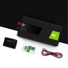 Green Cell Žalias cell przetwornica inv19 24v-230v 1500w/3000w czysta sinusoida
