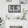 GreenBlue Laikrodis ścienny lcd daugiafunkcinis gb218