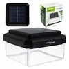 GreenBlue Saulės energija varoma LED lempa stulpui gb127 ww 80x80mm 3200k