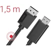 Tinklo laidas Hama 002007120000, DP/HDMI, 1.5 m