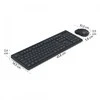 Rinkinys Klaviatūra su pele Hama CK-200/WK-200/WKM-200 belaidė juoda
